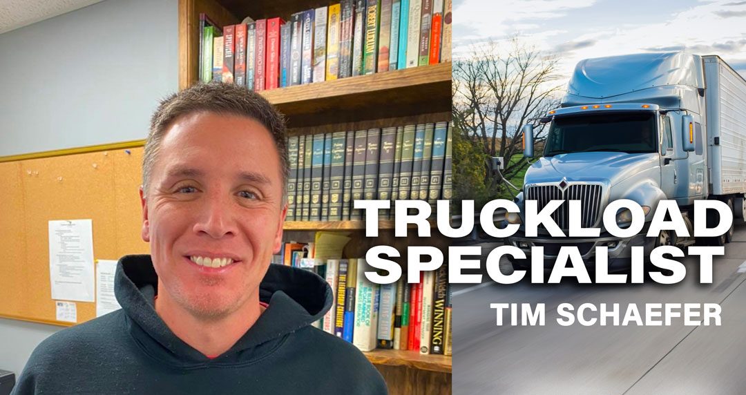 Meet Customodal Truckload Specialist Tim Schaefer