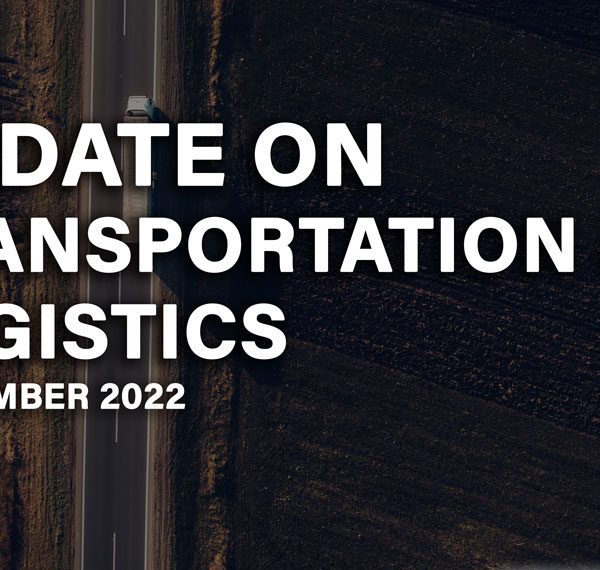 An Update on Transportation and Logistics