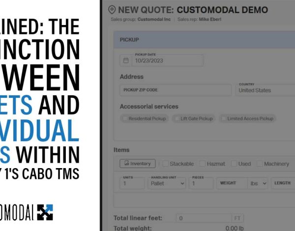 Explained: The Distinction Between Pallets and Individual Pieces Within Priority 1’s Cabo TMS