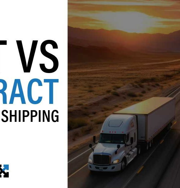 Spot vs. Contract Rates in LTL Truckload Shipping